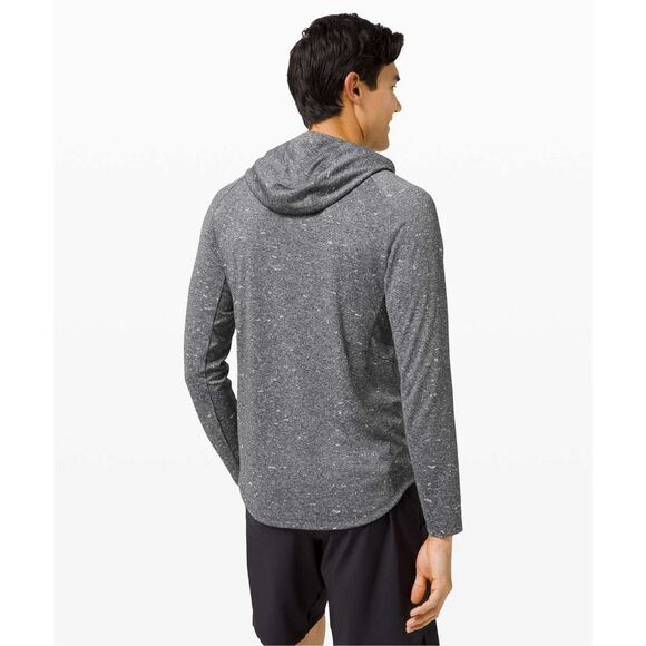 Lululemon Fresh Form Hoodie Black White Print Men Extra Large M3CEIS Athleisure - Picture 3 of 12